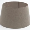 Lindro, Lampshade, Natural And Grey, Cylinder, 45 Cm