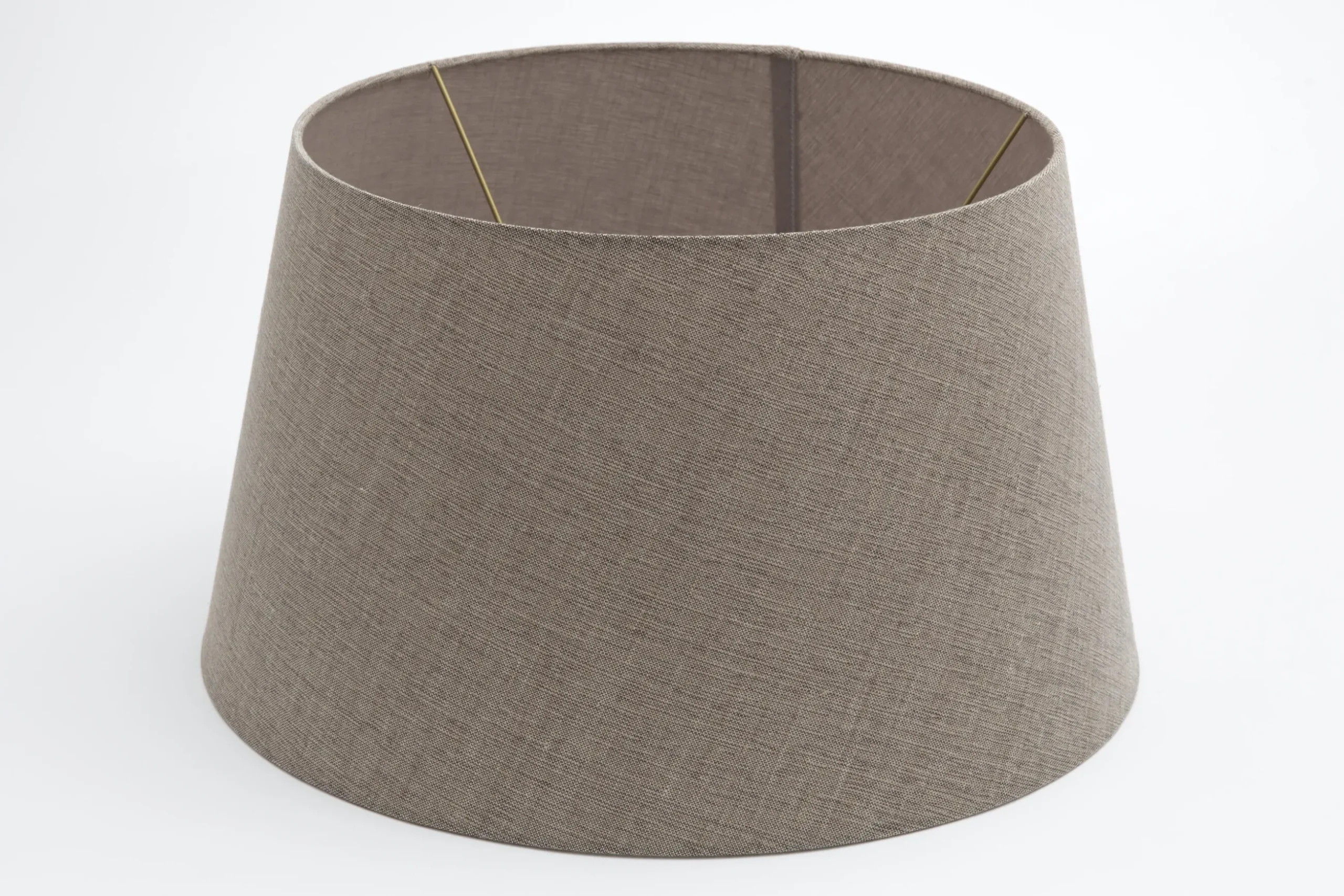 Lindro, Lampshade, Natural And Grey, Cylinder, 45 Cm