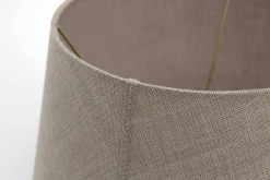 Lindro, Lampshade, Natural And Grey, Cylinder, 45 Cm