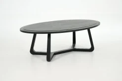 Livy, Coffee Table, Oval, Black, L
