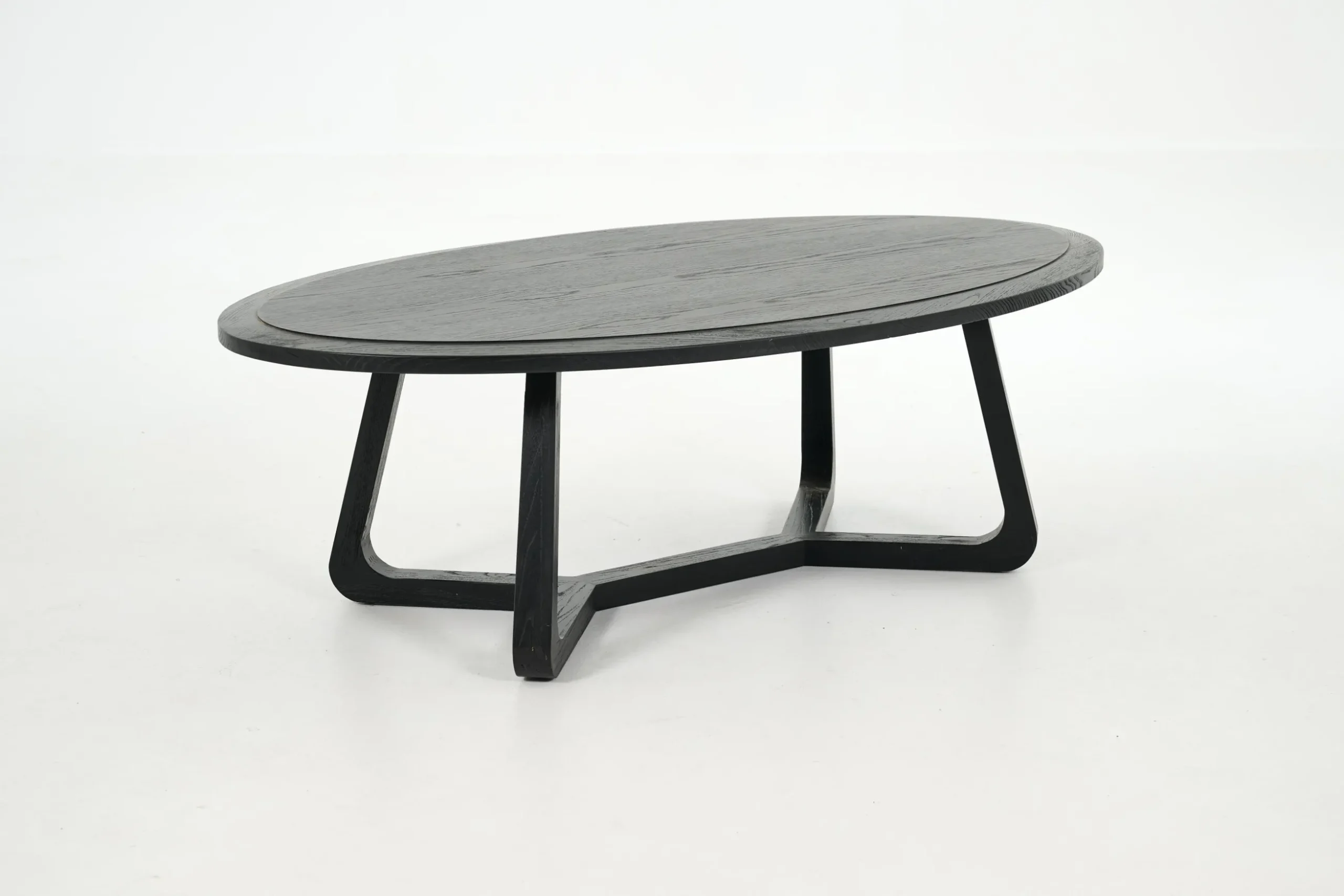 Livy, Coffee Table, Oval, Black, L
