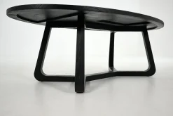 Livy, Coffee Table, Oval, Black, L