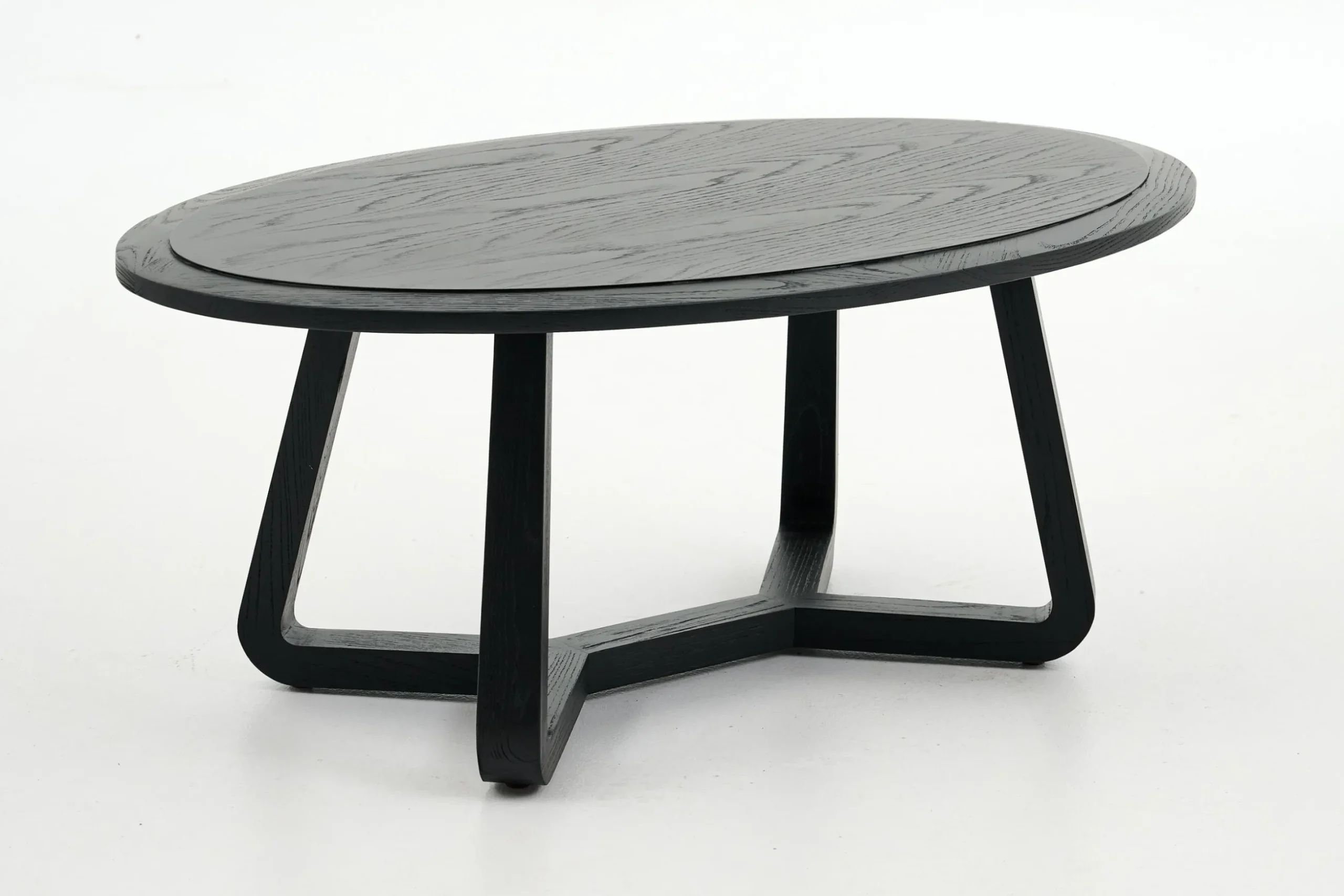 Livy, Coffee Table, Oval, Black, S