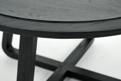 Livy, Coffee Table, Round, Black