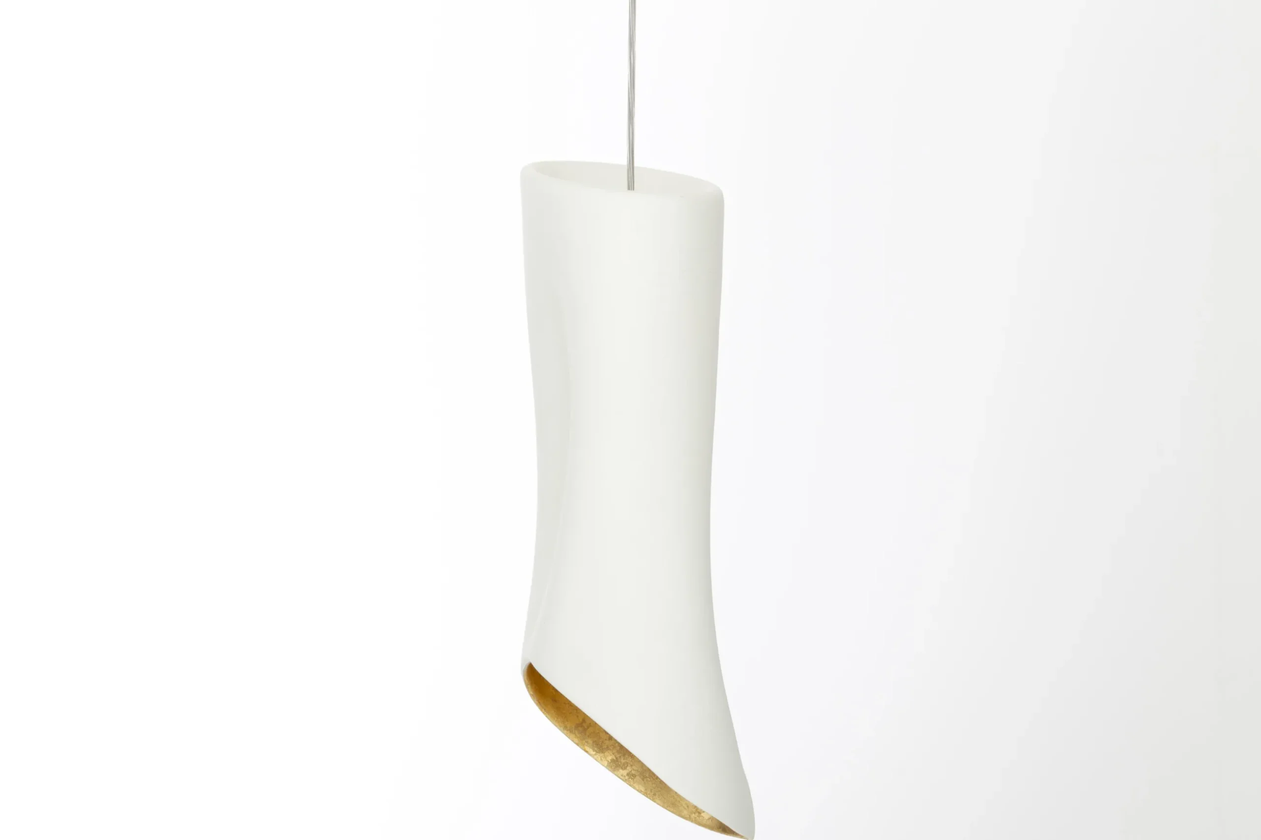 Lorey, Pendant Lamp, White/Gold