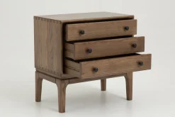 Luca, Bedside Table, 3 Drawers