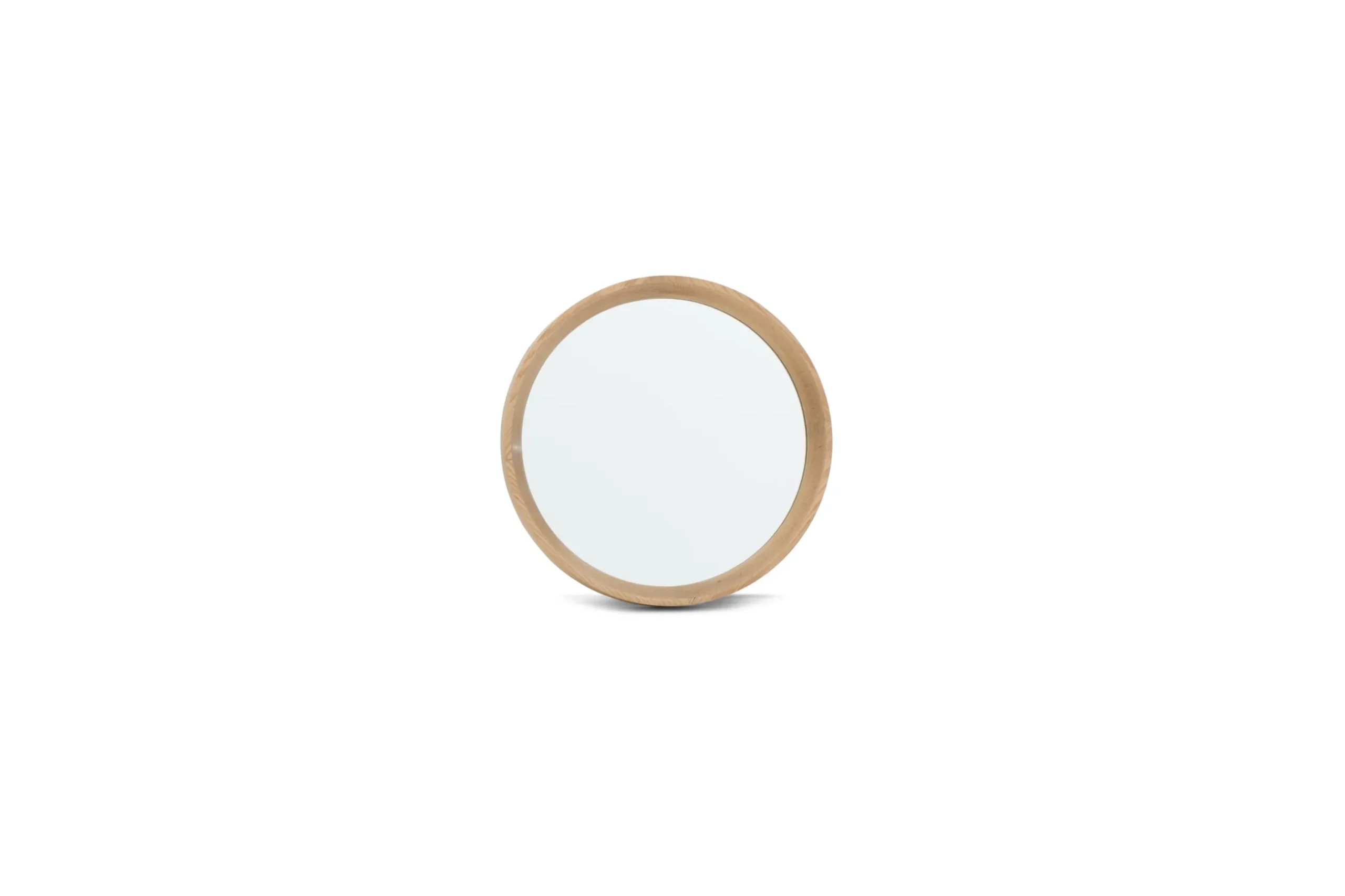 Lucente, Mirror, Oak, Round, 33Cm