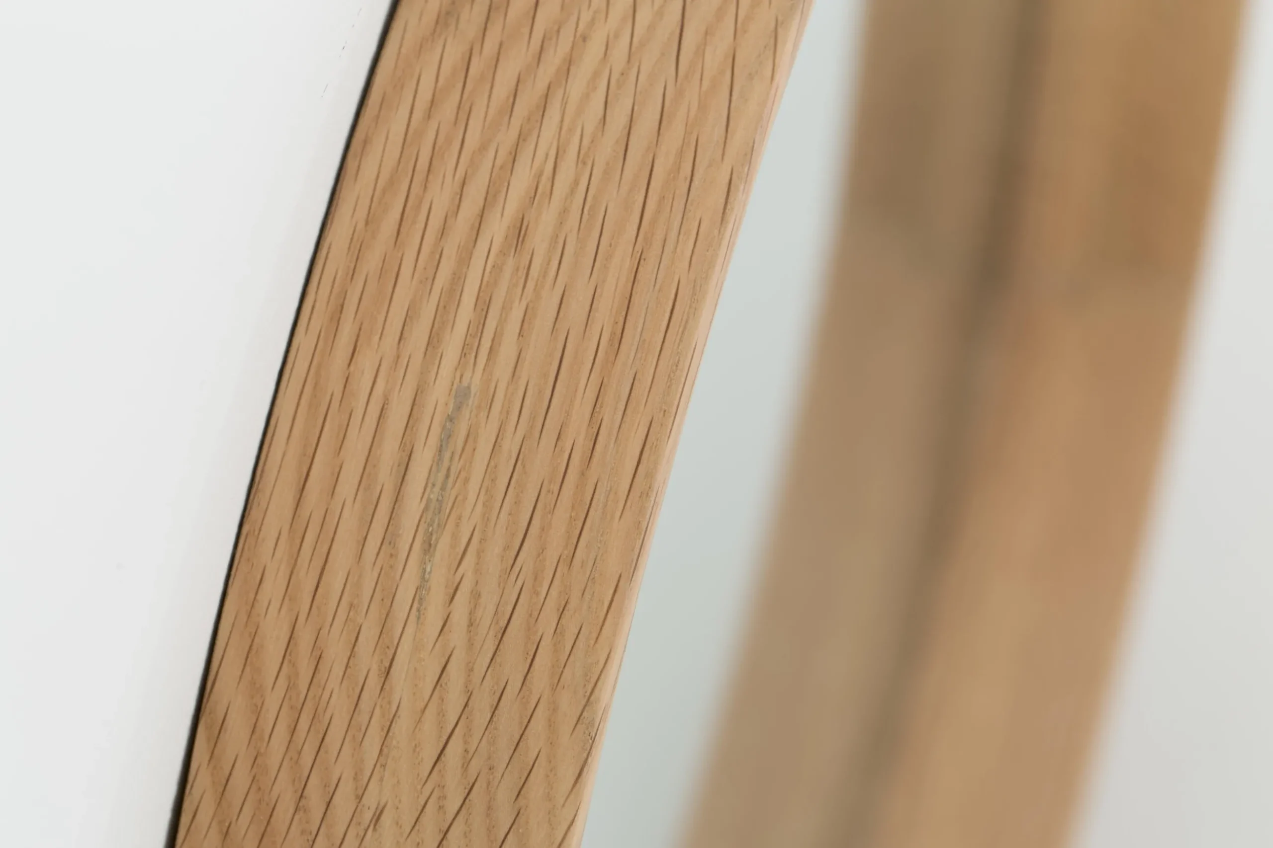 Lucente, Mirror, Oak, Round, 33Cm