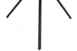Madison, Side Table, Oak And Metal, Round, 60 Cm, Dark Brown