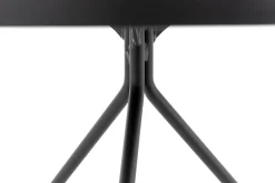 Madison, Side Table, Oak And Metal, Round, 60 Cm, Dark Brown