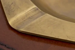 Manhattan, Ashtray, Brown Leather