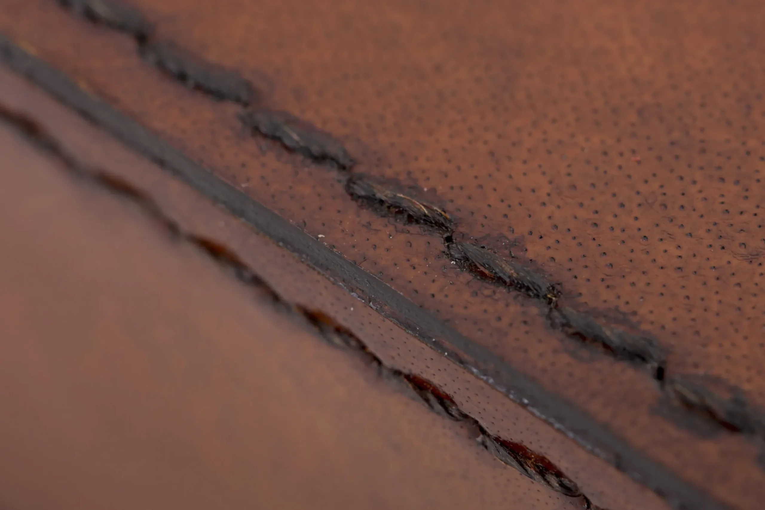 Manhattan, Ashtray, Brown Leather