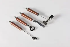 Manhattan, Bottle Opener, Brown Leather