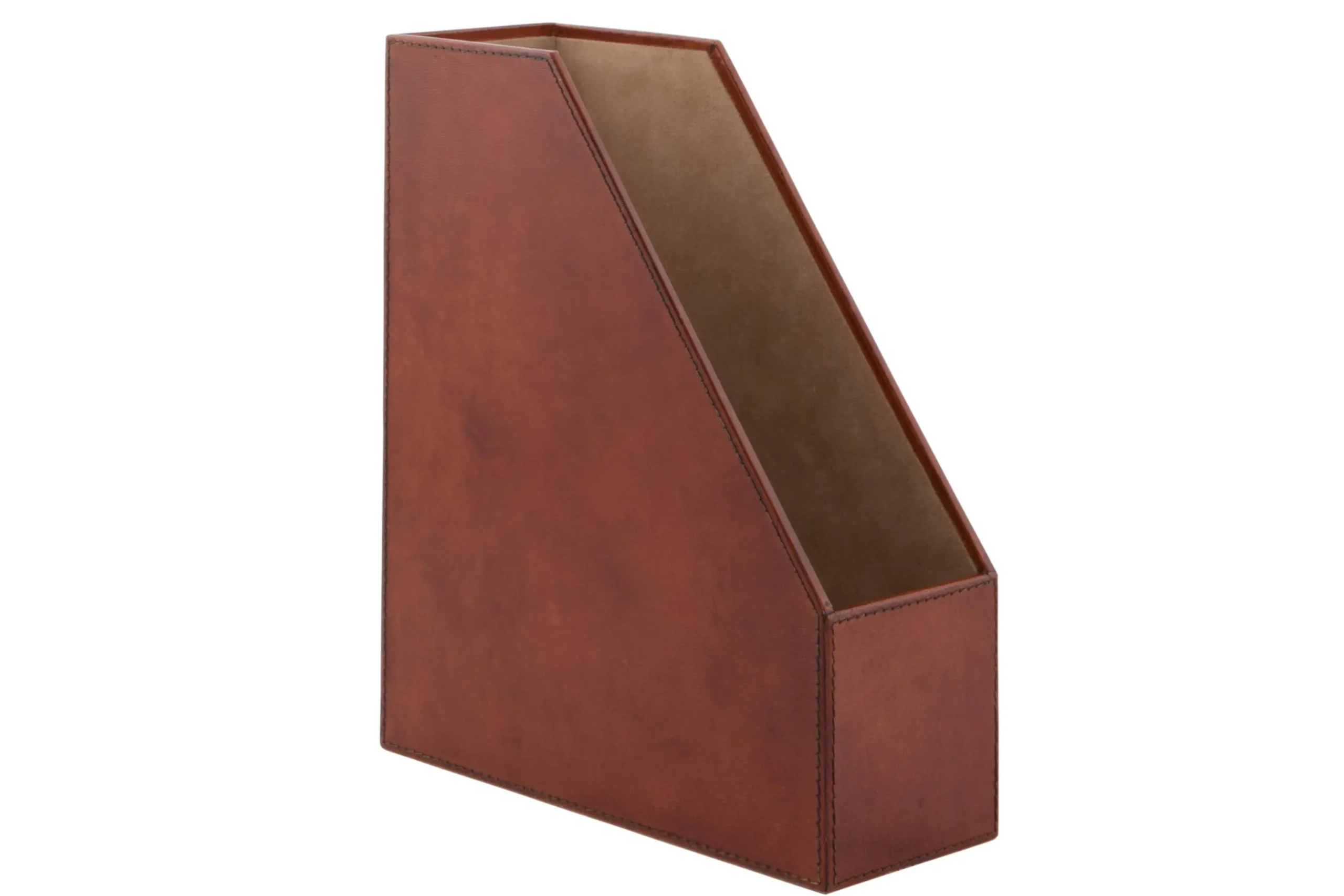 Manhattan, File Holder, Brown Leather