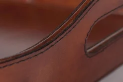 Manhattan, Tray, Brown Leather