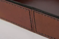 Manhattan, Tray, Brown Leather, L
