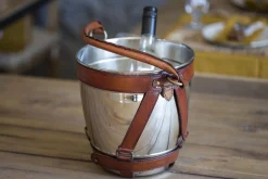 Manhattan, Wine Cooler, Brown Leather Handle