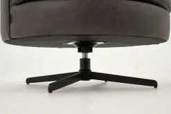 Marchetti, Armchair, Leather Black, Rotatable
