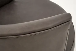 Marchetti, Armchair, Leather Black, Rotatable