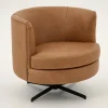 Marchetti, Armchair, Leather Cognoac, Rotatable