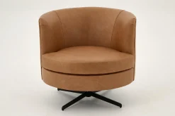 Marchetti, Armchair, Leather Cognoac, Rotatable