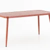 Marian, Garden Table, 150X75, Terra Cotta