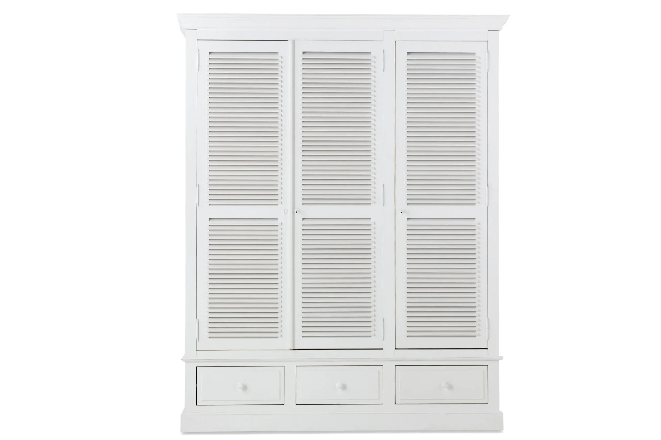 Marie, Wardrobe, White, 3 Doors