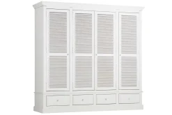 Marie, Wardrobe, White, 4 Doors