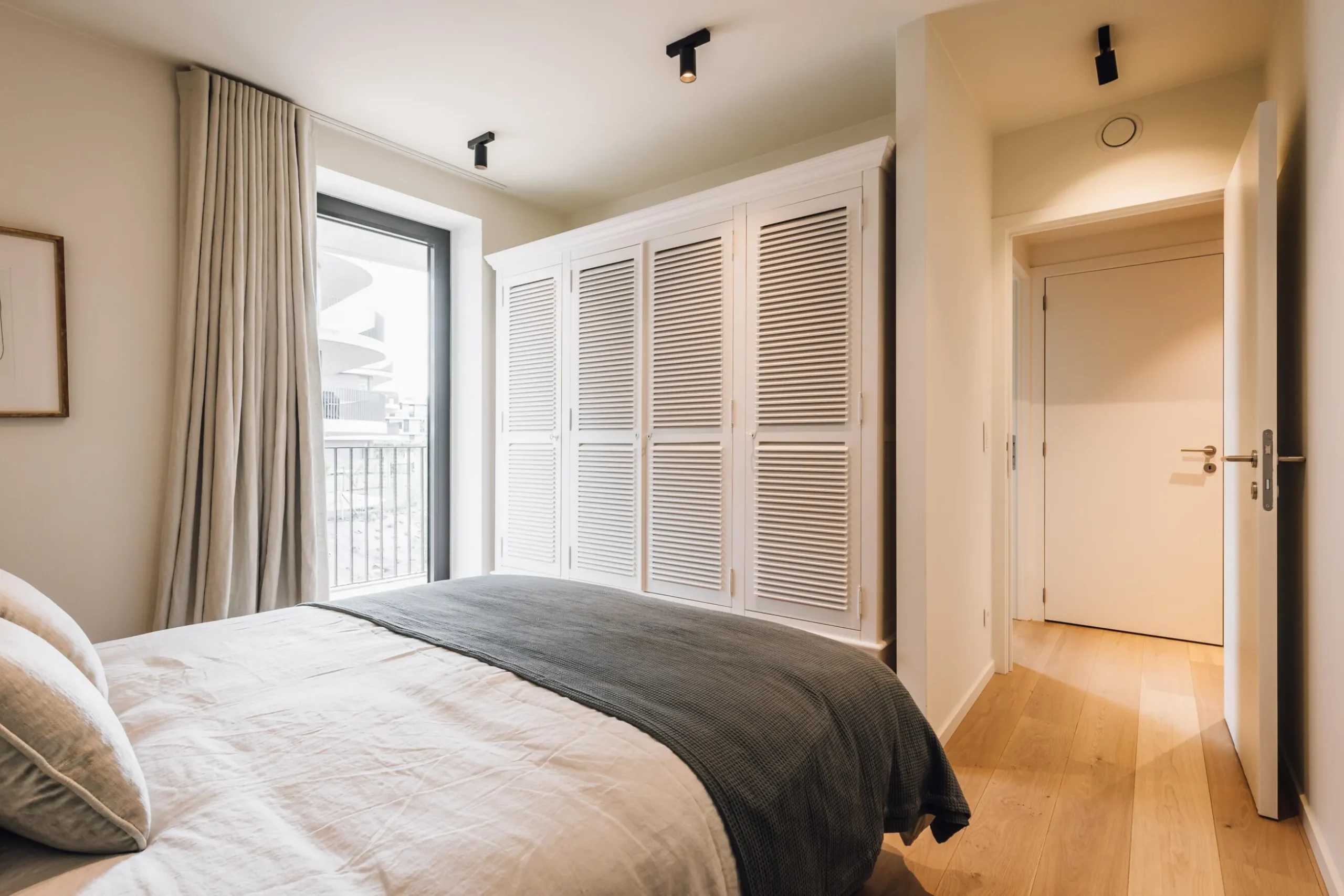 Marie, Wardrobe, White, 4 Doors
