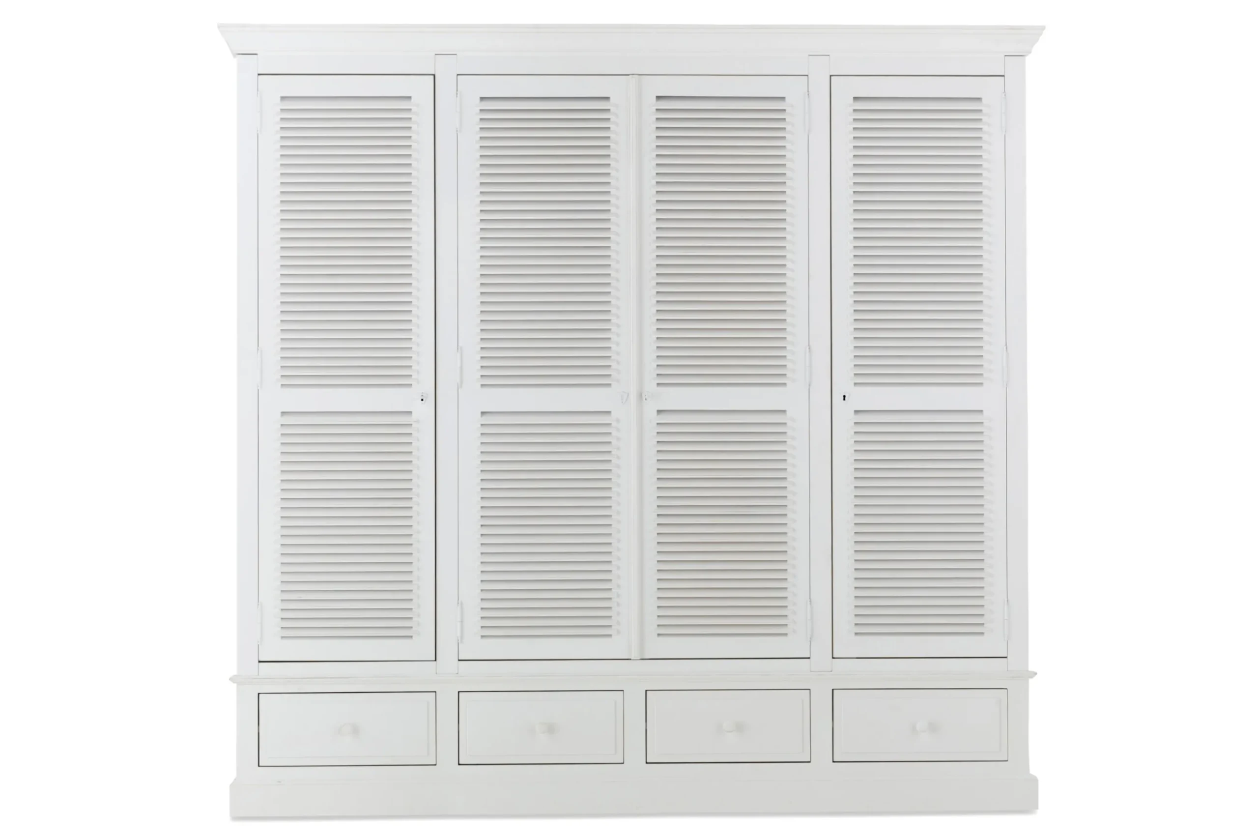 Marie, Wardrobe, White, 4 Doors