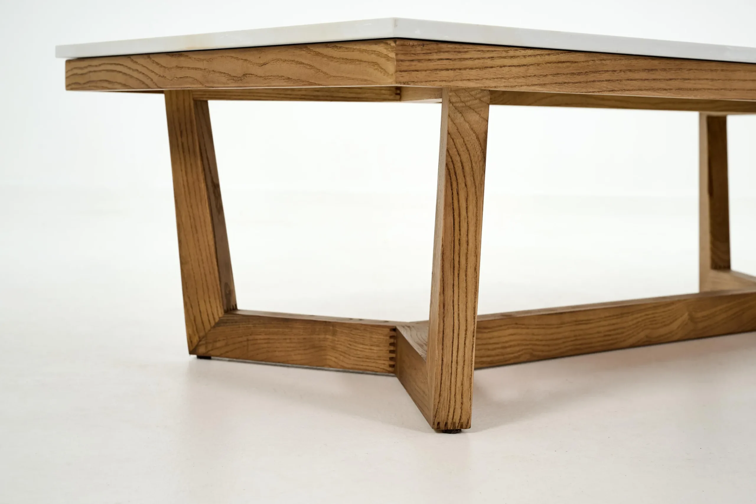 Marnix, Coffee Table, Oak And Stone, 140X70