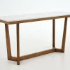 Marnix, Console Table, Oak And Stone