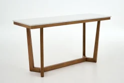 Marnix, Console Table, Oak And Stone