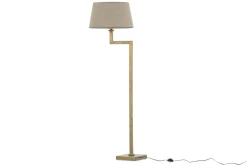 Martha, Floor Lamp, Brass Finish