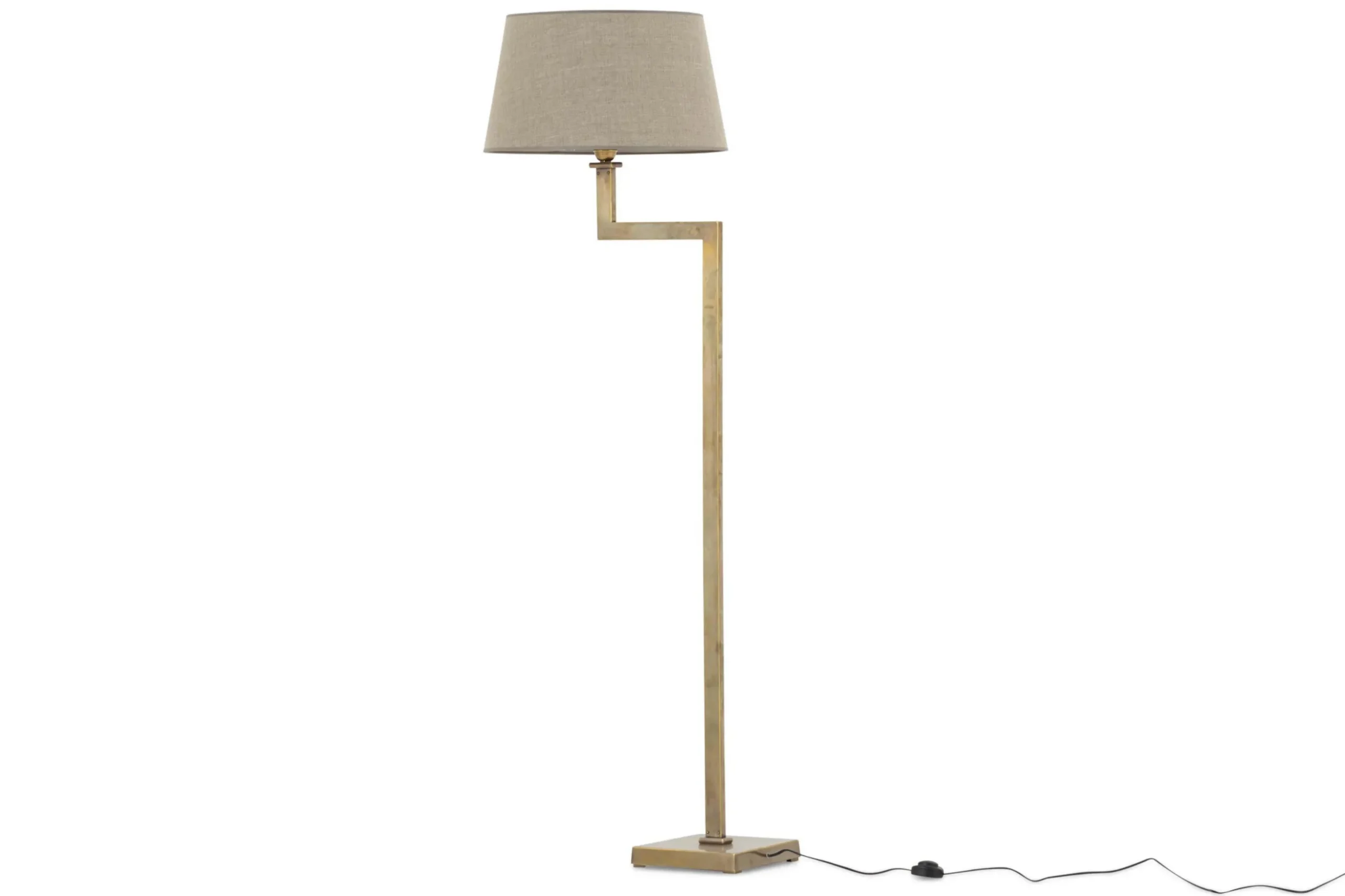 Martha, Floor Lamp, Brass Finish
