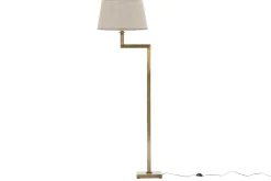 Martha, Floor Lamp, Brass Finish