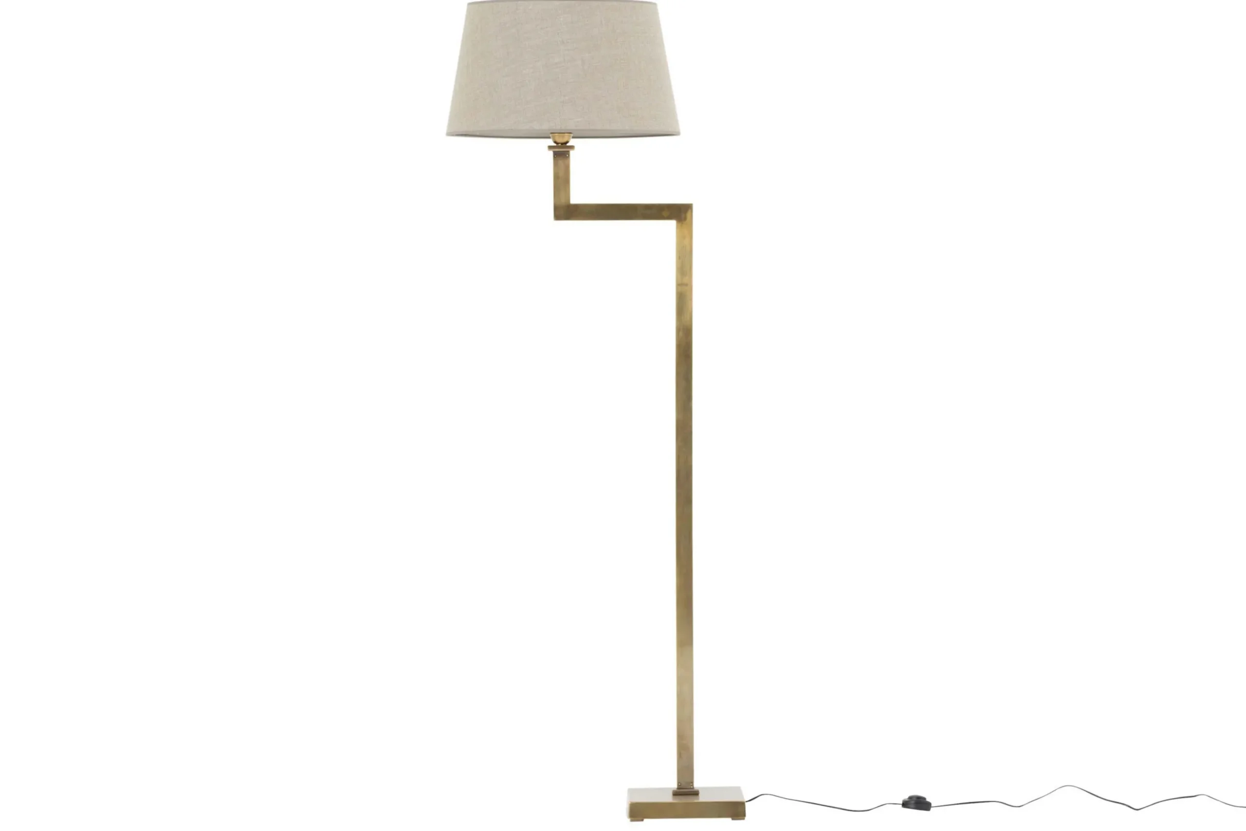 Martha, Floor Lamp, Brass Finish