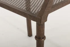 Mary, Garden Armchair, Rust Finish, Metal