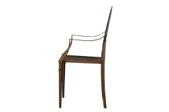Mary, Garden Armchair, Rust Finish, Metal