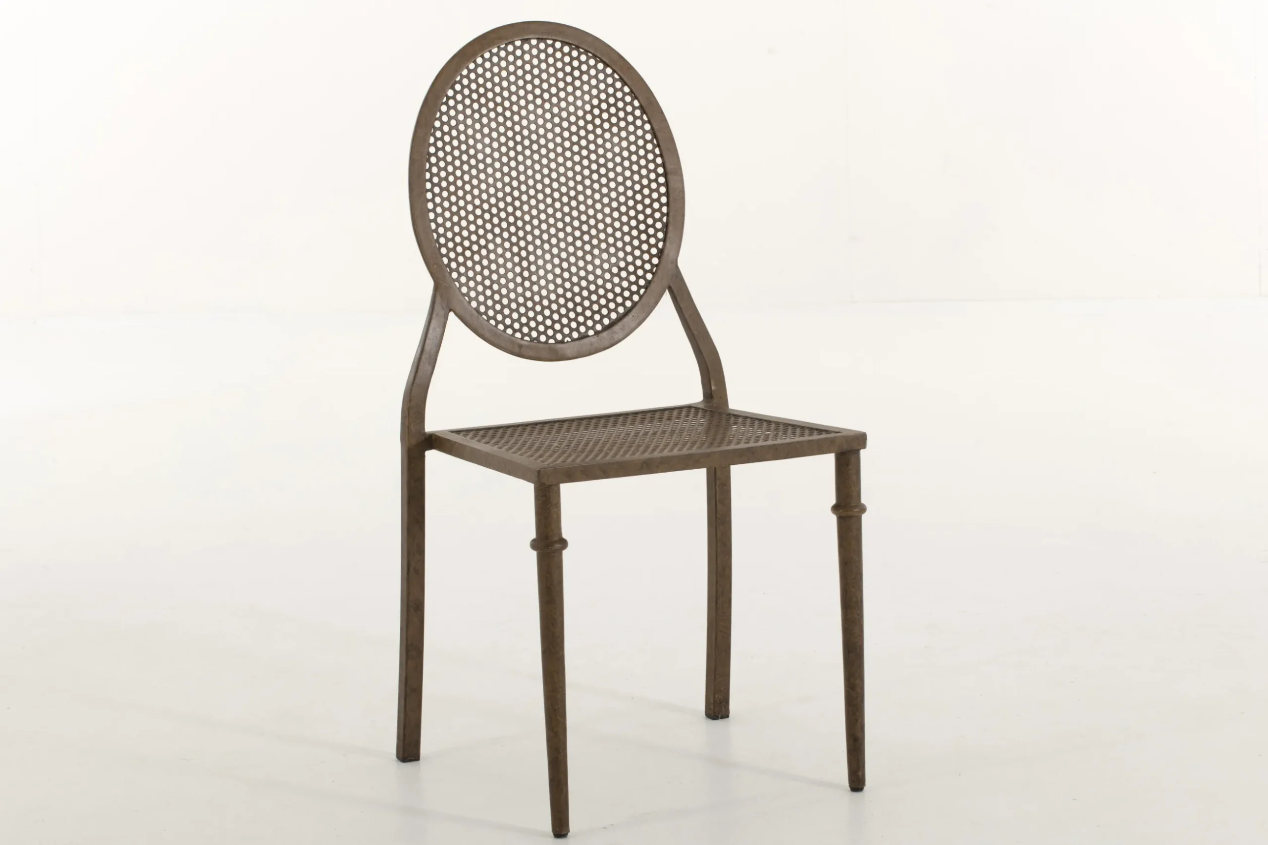 Mary, Garden Chair, Rust Finish, Metal