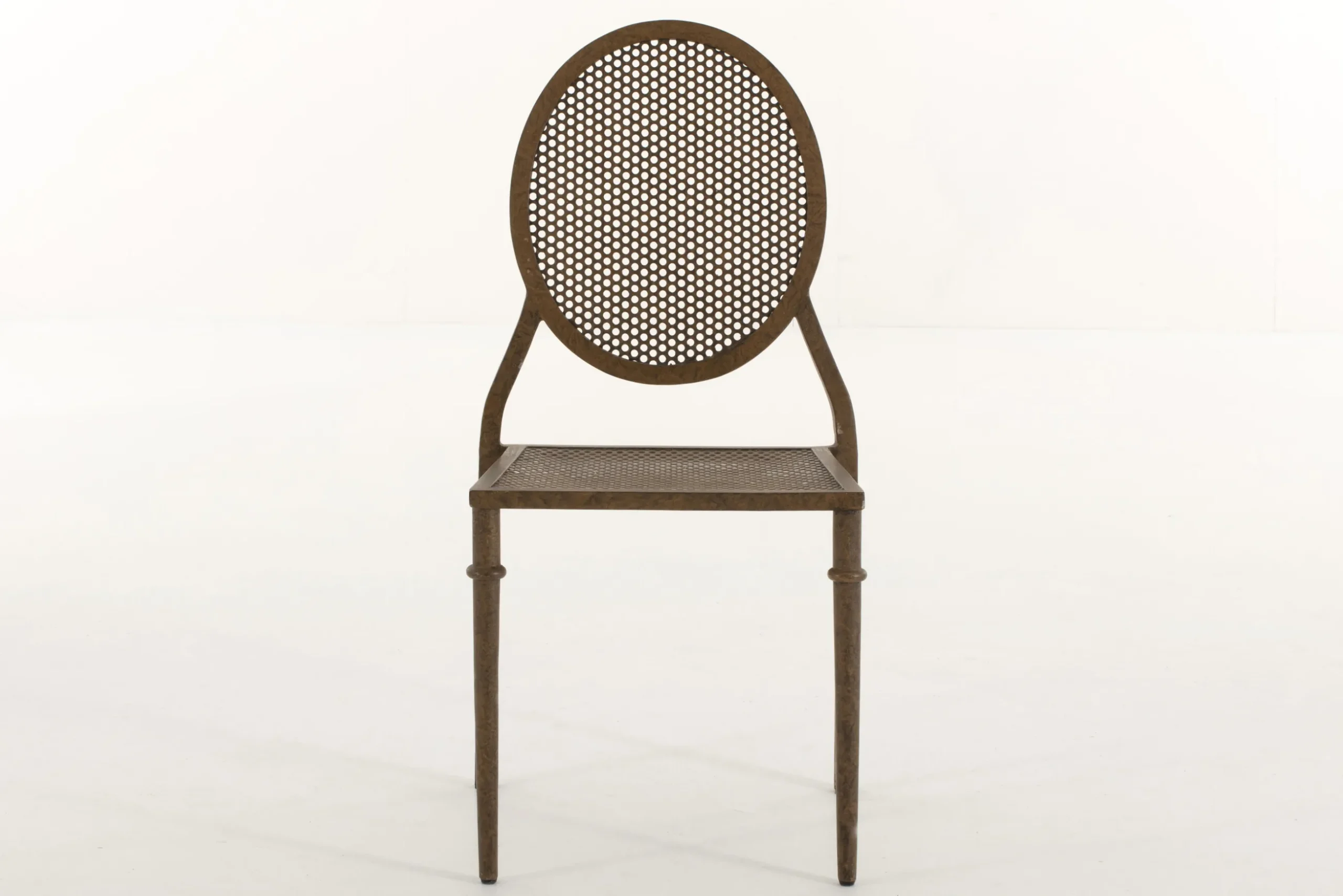 Mary, Garden Chair, Rust Finish, Metal