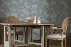 Medy, Armchair, Oak, Natural Linen