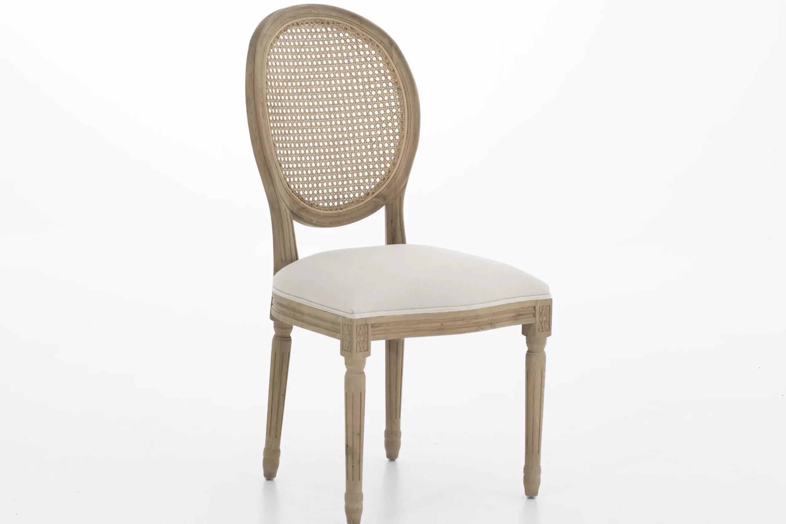 Medy, Chair, Oak, Natural Linen