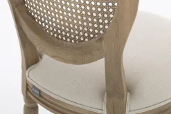 Medy, Chair, Oak, Natural Linen
