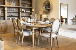 Medy, Chair, Oak, Natural Linen