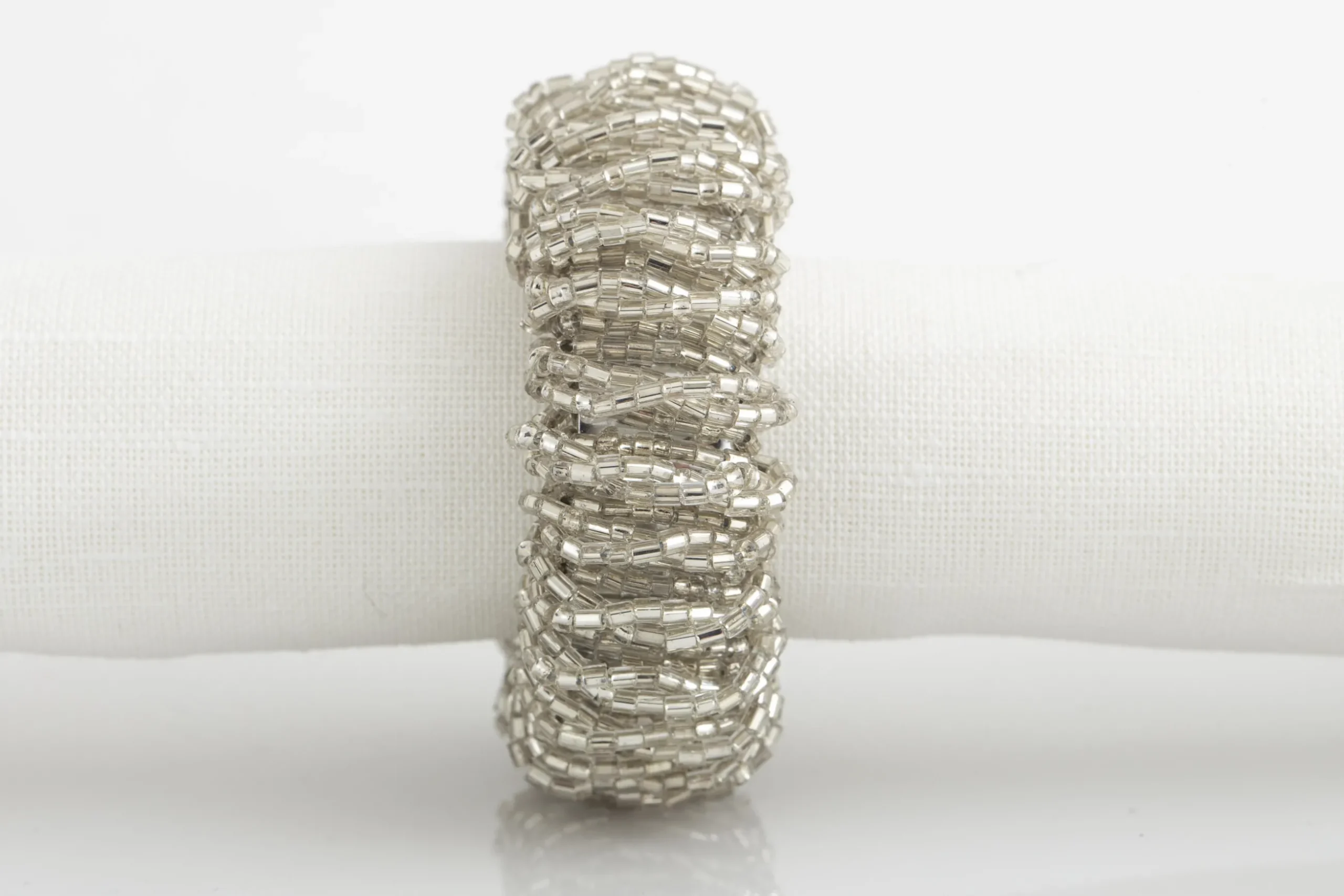 Meina, Napkin Ring, Beads, Silver