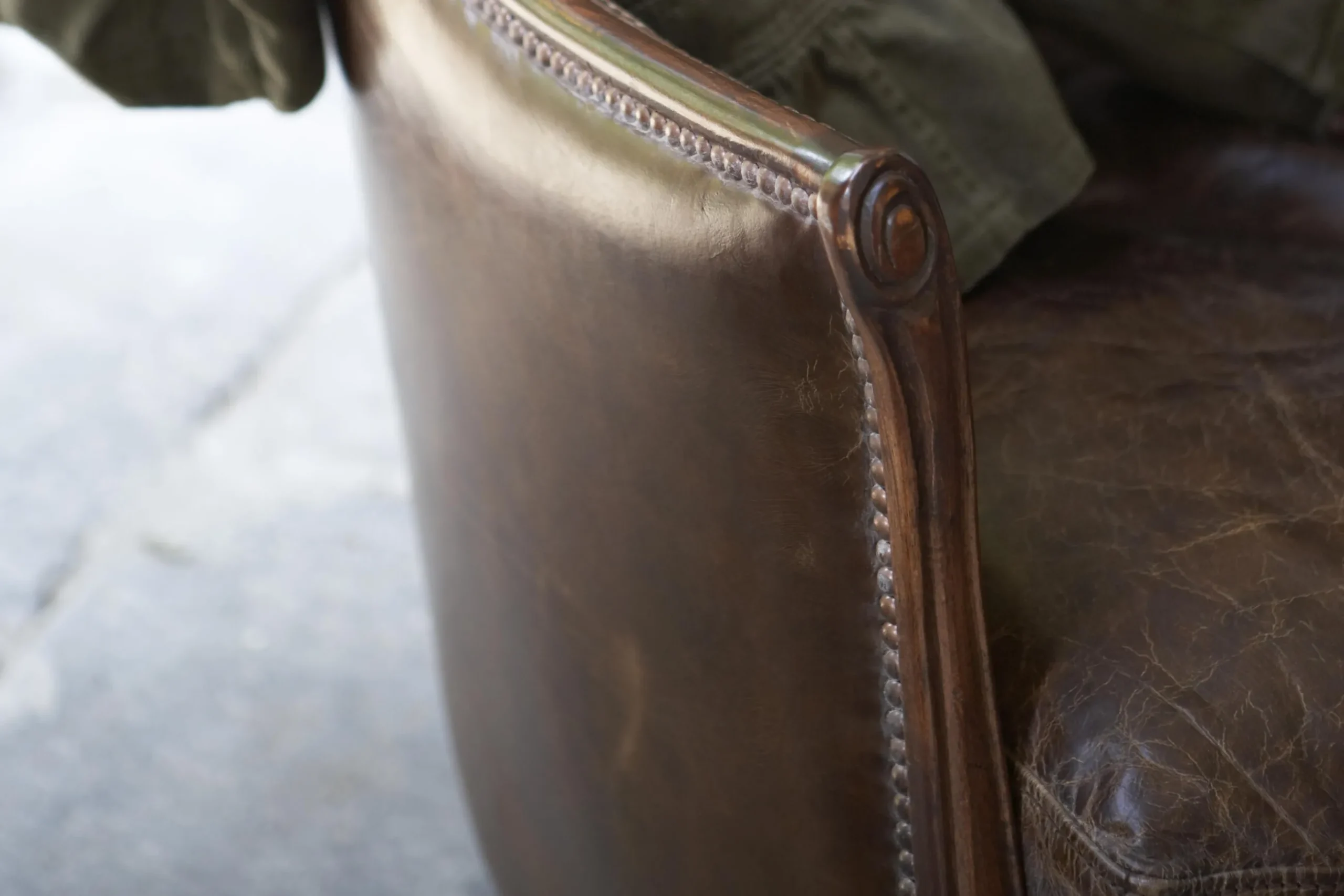 Melbury, Club Armchair, Dark Brown, Leather
