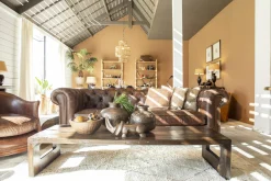 Melbury, Club Armchair, Dark Brown, Leather
