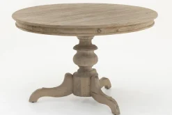 Milan, Dining Table, Round, Recycled Wood, 120 Cm, Model 2
