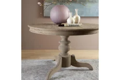 Milan, Dining Table, Round, Recycled Wood, 120 Cm, Model 2